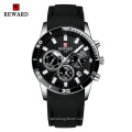 REWARD RD83005M New Watches Men Chronograph Sport Watches High Quality silicone Strap Quartz Wristwatch Relogio Masculino